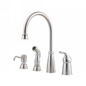 Price Pfister T26 4CBS Avalon Avalon Collection One Handle Kitchen Faucet with S