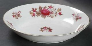 Regal (Japan) Rosedale Coupe Soup Bowl, Fine China Dinnerware   Pink Roses, Yell
