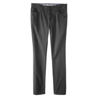 Mossimo Supply Co. Mens Slim Straight Fit Twill Pants   Hot Coffee 34x34