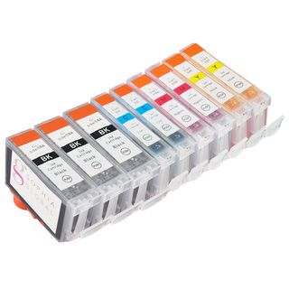 Sophia Global Compatible Ink Cartridge Replacement For Canon Bci 3e And Bci 6 (3 Large Black, 2 Cyan, 2 Magenta, 2 Yellow) (multiPrint yield Meets Printer Manufacturers Specifications for Page YieldModel 3eaBCI3eBK2eaBCI6CMYPack of 9We cannot accept re