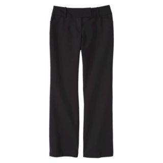 Mossimo Womens Refined Flare Pant (Curvy Fit)   Black 4 Long