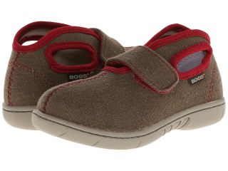 Bogs Kids Baby Bogs Mid Canvas Boys Shoes (Brown)