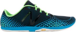 Mens New Balance Zero v2   Black/Blue Running Sneakers