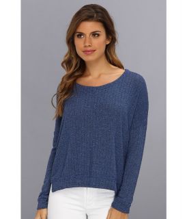 Velvet by Graham and Spencer Typhoon02 Pullover Womens Sweater (Blue)