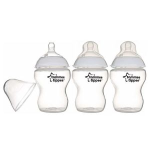 Tommee Tippee Closer To Nature 9 ounce Feeding Bottle (pack Of 3) (Clear Dimensions 5.6 inches high x 9.5 inches wide x 3.3 inches longPieces in set 3 )