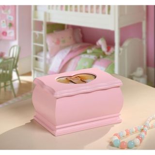 Princess Dianna Pink Jewelry Box With Heart Insert