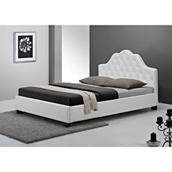 Cassidy White King Size Bed
