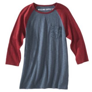 Mossimo Supply Co. Mens Baseball Tee   Image Blue/Red XL