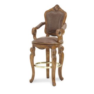 Michael Amini Tuscano Barstool in Biscotti 34504