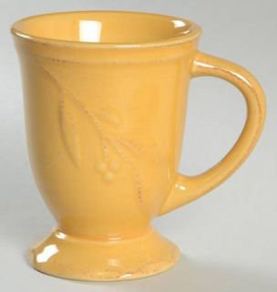 Swiss Colony Bella Yellow (Mustard) Mug, Fine China Dinnerware   Stoneware,Yello