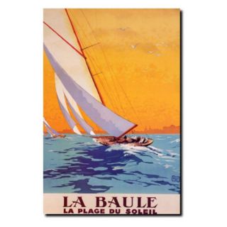 Trademark Global Inc La Baule Canvas Art by Charles Allo Multicolor   V6087 