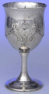 Reed & Barton Francis I (Strl,Hlwr,No Dates) Water Goblet   Sterling, Hollowware