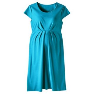 Liz Lange for Target Maternity Cap Sleeve Ponte Dress   Turquoise L