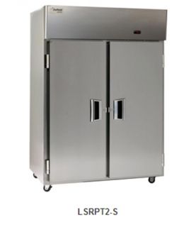 Delfield Scientific 56 Pass Thru Refrigerator   (2) Solid Full Door, Stainless Exterior