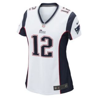 NFL New England Patriots (Tom Brady) Womens Football Away Game Jersey   White