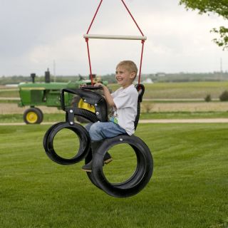 Tractor Ride N Tire Swing Multicolor   MM00108 RED