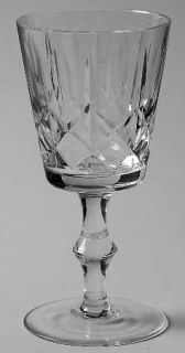 Imperial Crystal (Import) Clara (Import) #313 Wine Glass   Stem 313,Criss Cross,