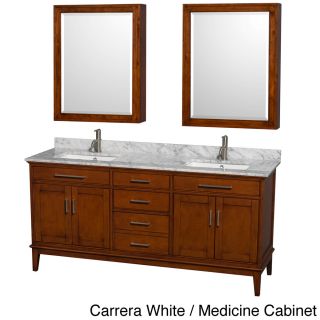 Hatton Light Chestnut 72 inch Double Vanity