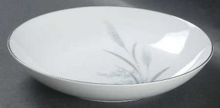 Castle Court Wheat Harvest Coupe Soup Bowl, Fine China Dinnerware   Blue/Gray Wh