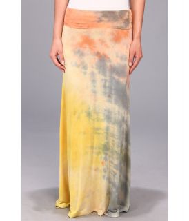 Brigitte Bailey Tye Dye Maxi Skirt Womens Skirt (Orange)