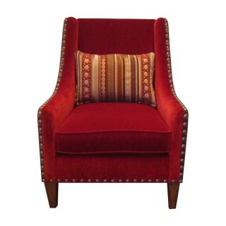 A R T Furniture Inc A.R.T. Furniture Madison Chenille and Leather Accent Chair