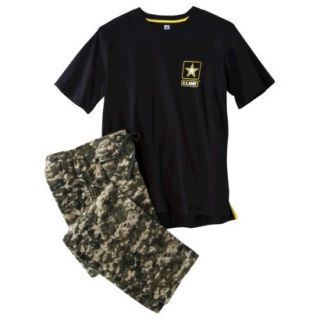 Mens U.S. Army Pajama Set   Green XL