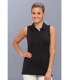 Oakley Vera Polo Womens Short Sleeve Pullover (Black)