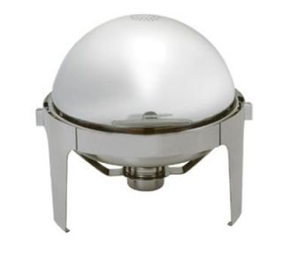 Update International 6 1/2 qt Round Chafer   Roll Top Cover, Stainless