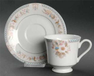 Society (Japan) First Lady (Japan) Footed Cup & Saucer Set, Fine China Dinnerwar
