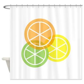  Summer Orange Lime Lemon Shower Curtain  Use code FREECART at Checkout