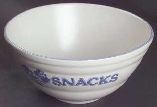 Pfaltzgraff Yorktowne (Usa) Snack Serving Bowl, Fine China Dinnerware   Blue Flo