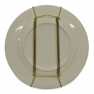 Light Gold Brass Plate Hangers (set Of 12)