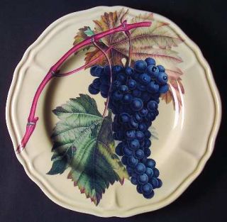 Vintage Grapes Dinner Plate, Fine China Dinnerware   Italy,Purple,Red Or Green G