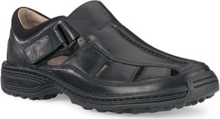 Mens Timberland Altamont Fisherman   Black Smooth Leather Orthotic Shoes