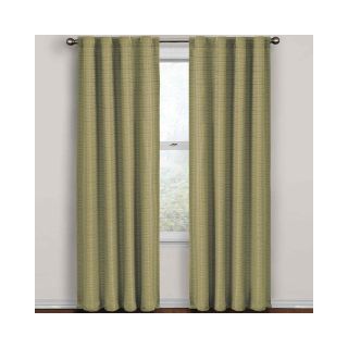 Eclipse Twist Back Tab Thermal Blackout Curtain Panel, Sage