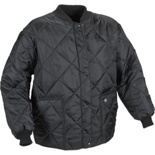 Polar King Quilt Lined Freezer Jacket   Black, 2XL, Model# 303.01