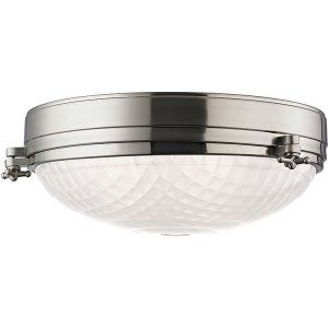 Hudson Valley HV 8017 SN Belmont 3 Light Flush Mount