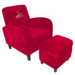Imperial MLB Den Chair and Ottoman 6220 MLB Team St Louis Cardinals