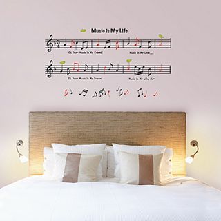 ART Music Measures/Music is My Life Wall Decal