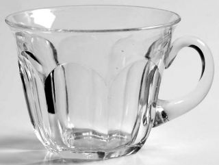 Heisey Colonial Clear (Stem #373/341) Punch Cup   Stem #373/341, Panel Design, C