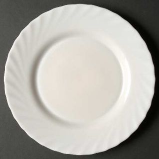 Arcopal Trianon Ivory Dinner Plate, Fine China Dinnerware   Ivory, Swirls