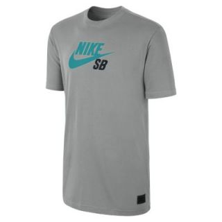 Nike SB QT Icon Logo Mens T Shirt   Dark Grey Heather