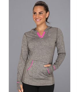 Nike Element Hoodie Womens Long Sleeve Pullover (Gray)