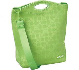 Crocs Embossed Neoprene Dot Tote   Green Shoulder Bags