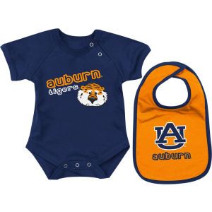 Auburn Tigers Colosseum NCAA Newborn Dribble Creeper Bib Set