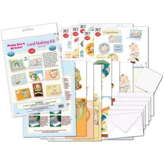Mabel Lucie Attwell Flower Soft Pop Up Card Making Kit (AssortedBrand Mabel Lucie Attwell Materials Paper, plasticKit includes Six (6) envelopes, six (6) outer card designs, six (6) pop up insert images, foam adhesive pads and instructionsGreeting opti