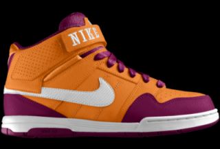 Nike Air Mogan Mid 2 iD Custom Womens Skateboarding Shoes   Orange