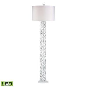 Dimond Lighting DMD D2536 LED Elgin Metal Ribbon Lamp with White Shade LED