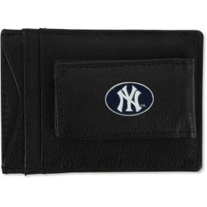 New York Yankees Leather Magnetic Money Clip