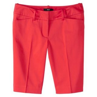 Mossimo Petites Bermuda Shorts   Red 12P